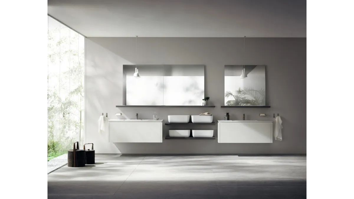 Mobile da Bagno Qi Laccato Opaco Bianco di Scavolini Bathrooms