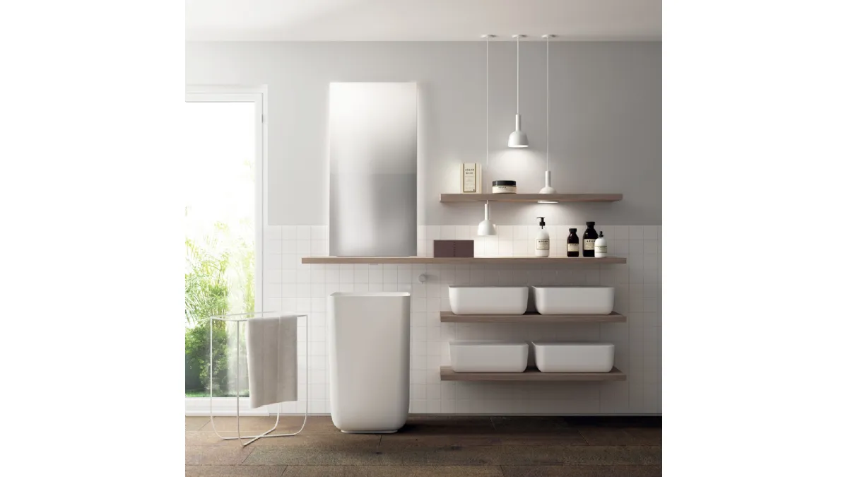 Lavabi Qi Monoblocco a Terra di Scavolini Bathrooms